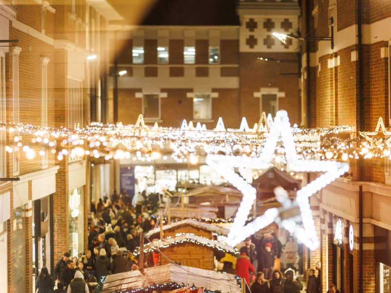 Christmas trees in South East England