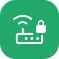 green wifi lock icon