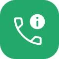 green phone info icon