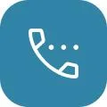 blue phone icon