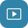 blue video icon