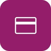 purple financial icon