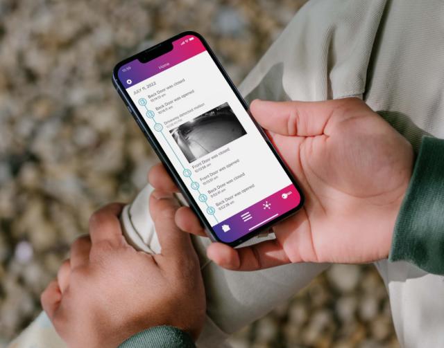 Man holding a phone mockup