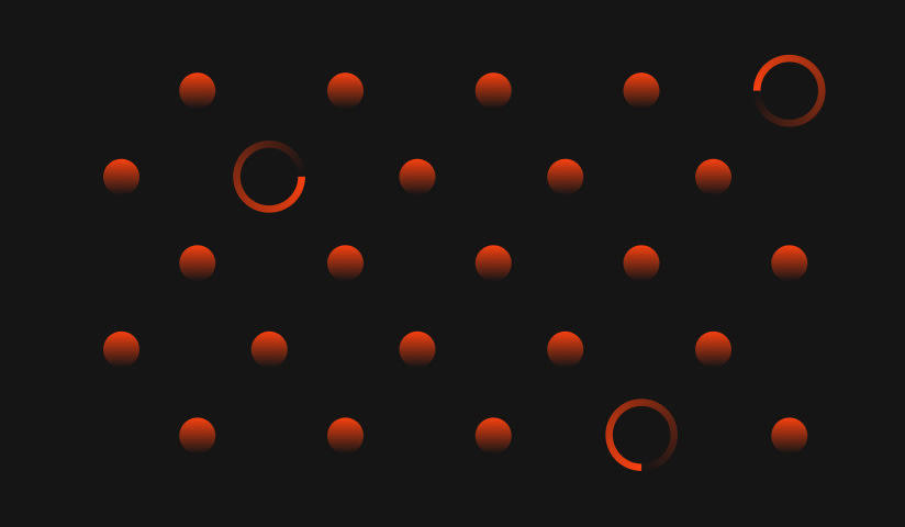 Blogpost - Red - Wall of balls and circles