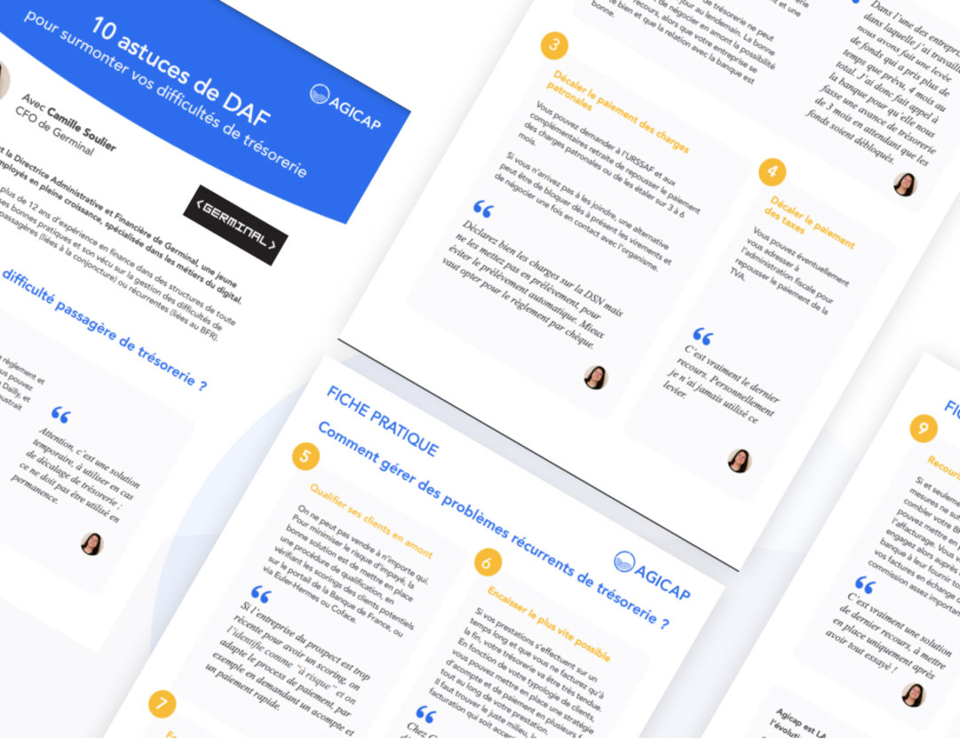 fiche pratique 10 astuces de DAF pour surmonter les difficultés de trésorerie