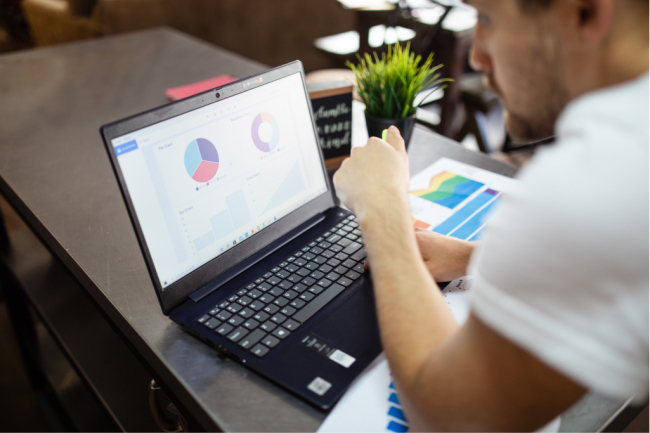 The balance sheet forecast shows the assets and liabilities of a company that are expected in the coming years.