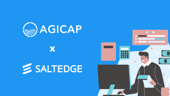 Salt Edge als einer von Agicap's Bank Aggregatoren