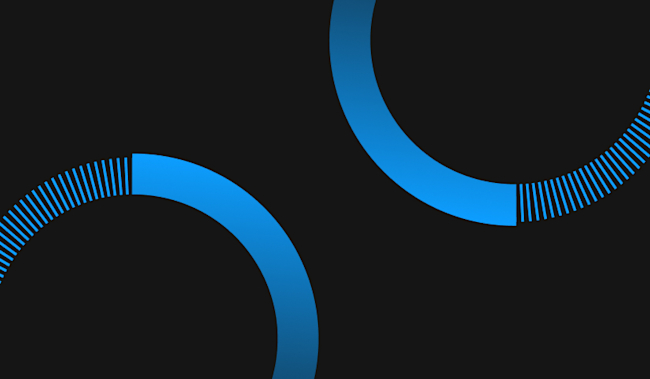 Blog post - Blue - 2 circles with chevrons rafters