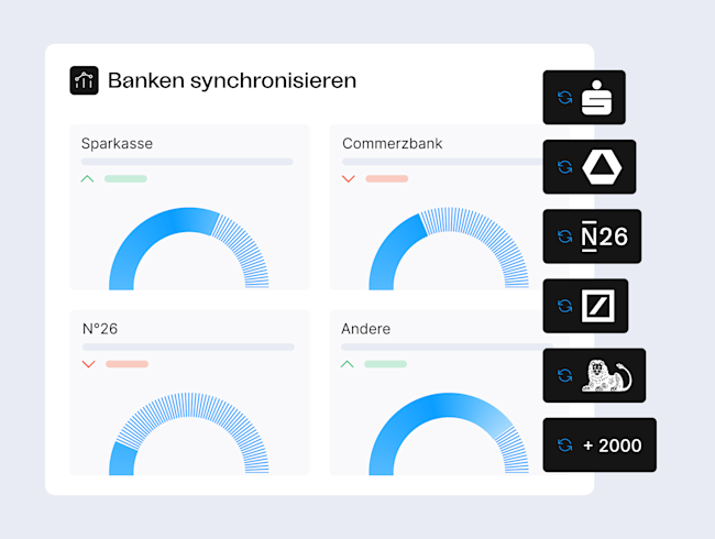 Agicap synchronisiert direkt mit Ihren Banken