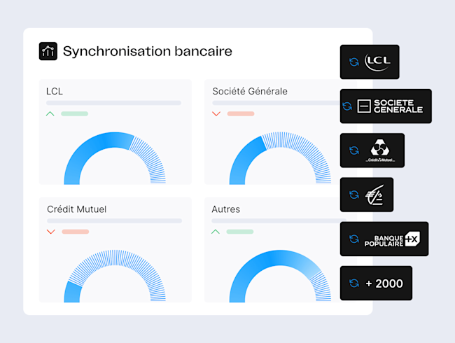 Agicap se synchronise directement avec vos banques