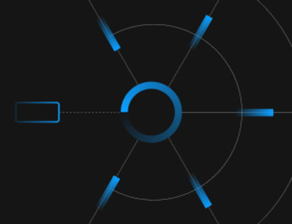 Blog post - Blue - Loading circle with lines