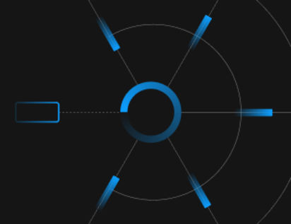 Blog post - Blue - Loading circle with lines