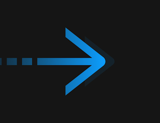 Blog post - Blue - Arrow to the right