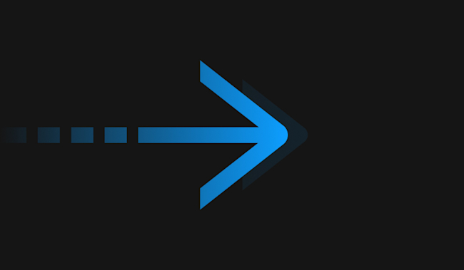 Blog post - Blue - Arrow to the right
