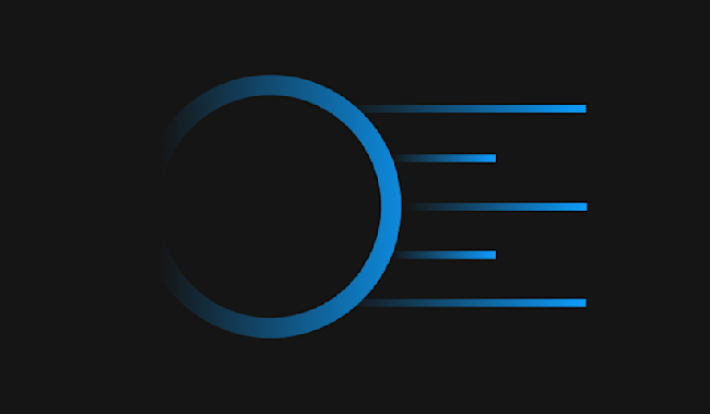 Blog post - Blue - Circle with lines behind
