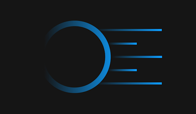 Blog post - Blue - Circle with lines behind