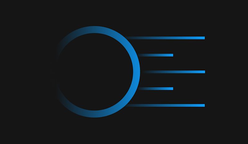Blog post - Blue - Circle with lines behind