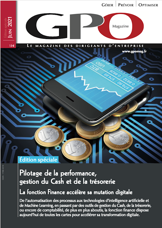 Couverture de l'édition spéciale GPO Magazine sur la gestion de trésorerie