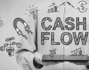 Infography cashflow components