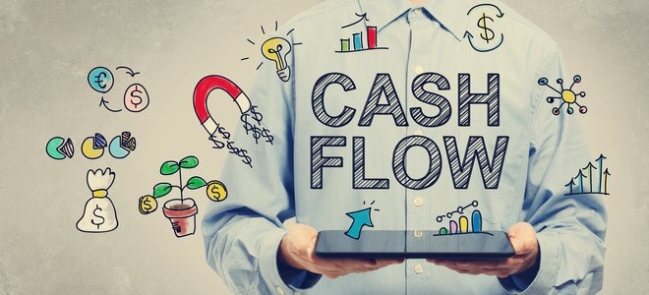 Infography cashflow components