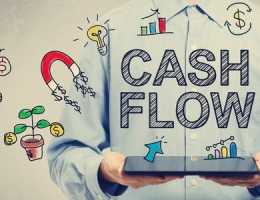 Infography cashflow components