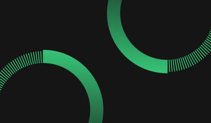 Blog Post - Green - 2 circles with chevrons