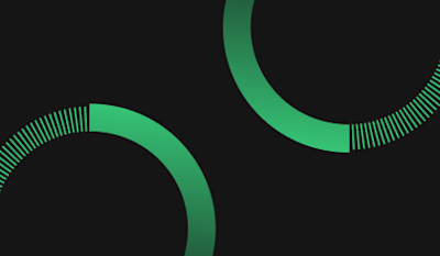 Blog Post - Green - 2 circles with chevrons