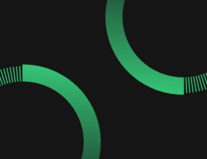 Blog Post - Green - 2 circles with chevrons