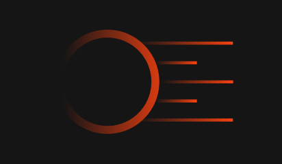 Blog post - Red - Circle with lines behind