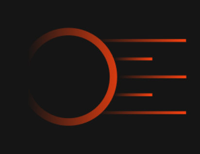 Blog post - Red - Circle with lines behind