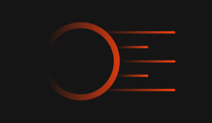 Blog post - Red - Circle with lines behind