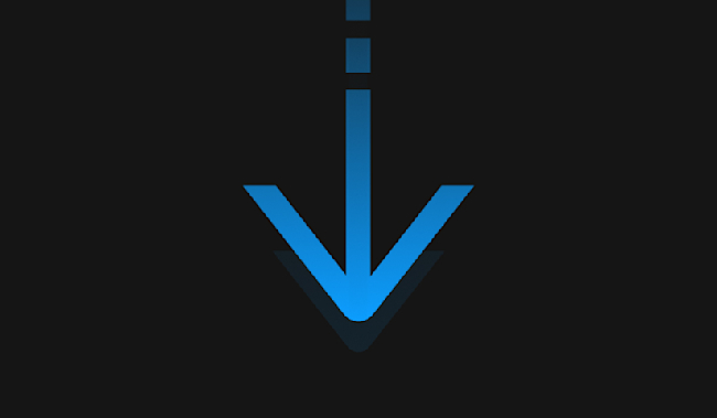 Blog post - Blue - Arrow down