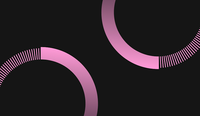 Blog Post - Pink - 2 cercles with chevrons rafters