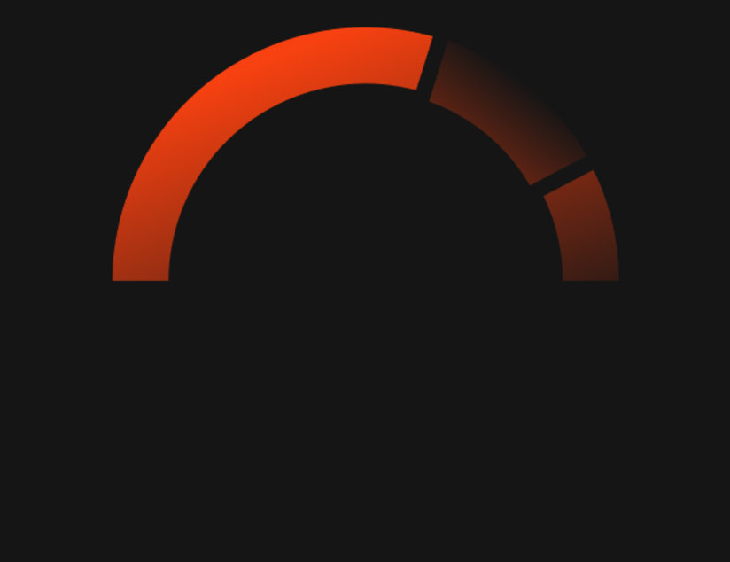 Blog post - Red - Half circle with chevrons