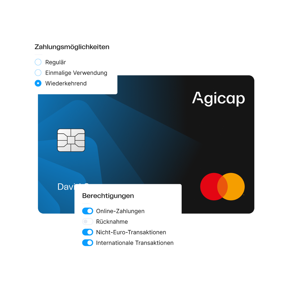 Visual representing Agicap Corporate Card