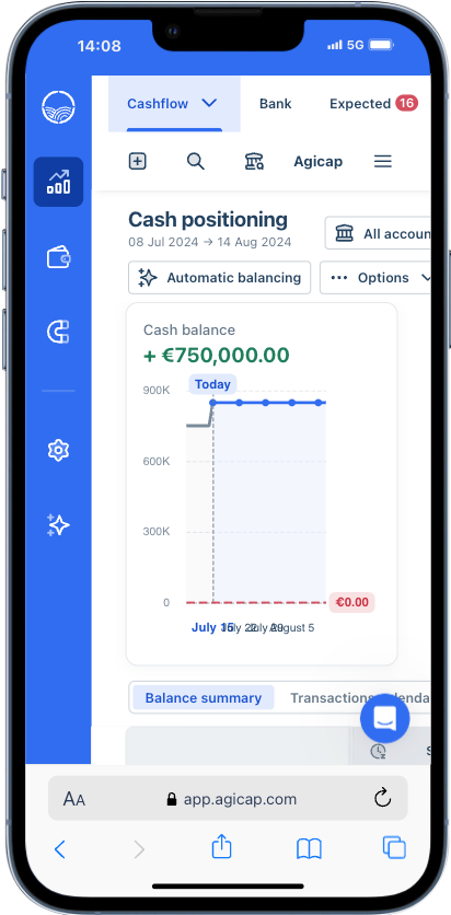 cashflow app screen