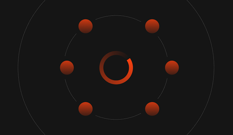 Blogpost - Red - Circle with 6 balls around it
