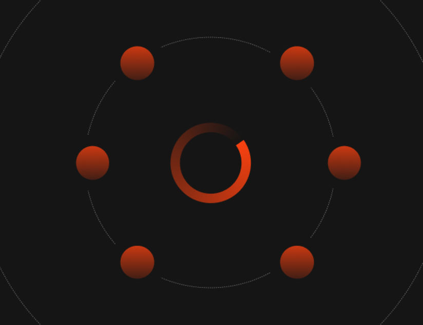 Blogpost - Red - Circle with 6 balls around it