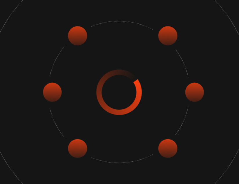 Blogpost - Red - Circle with 6 balls around it