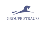 Logo groupe strauss - blue