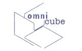 Logo Omni cube - blue