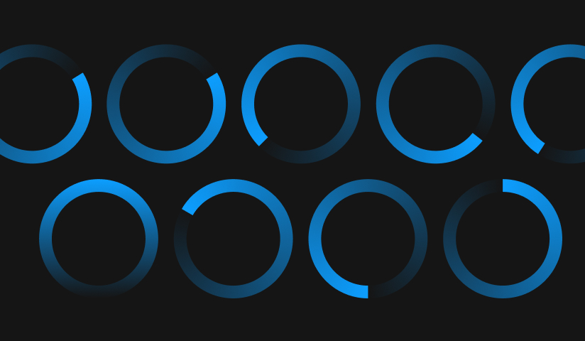 Blog post - Blue - Multi circles loading design