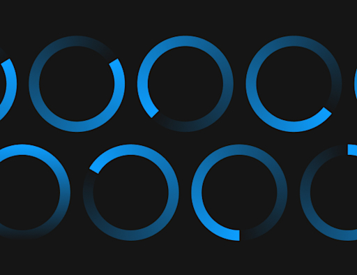 Blog post - Blue - Multi circles loading design