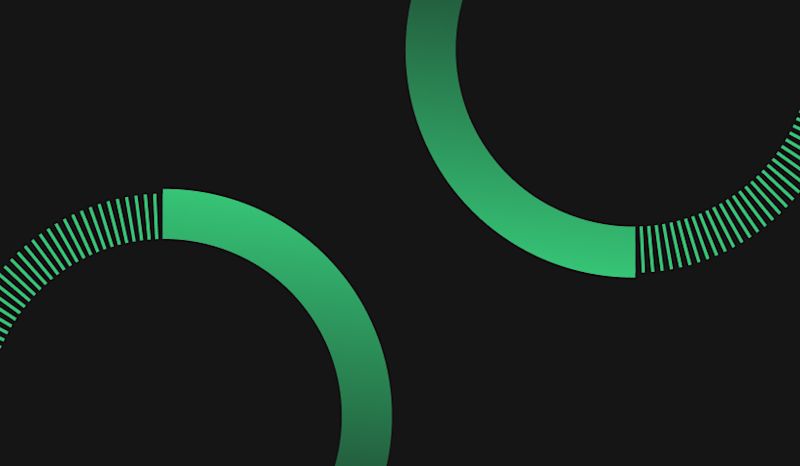 Blog Post - Green - 2 circles with chevrons