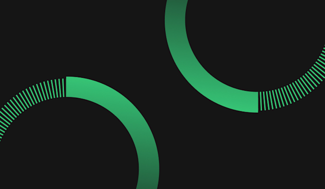 Blog Post - Green - 2 circles with chevrons