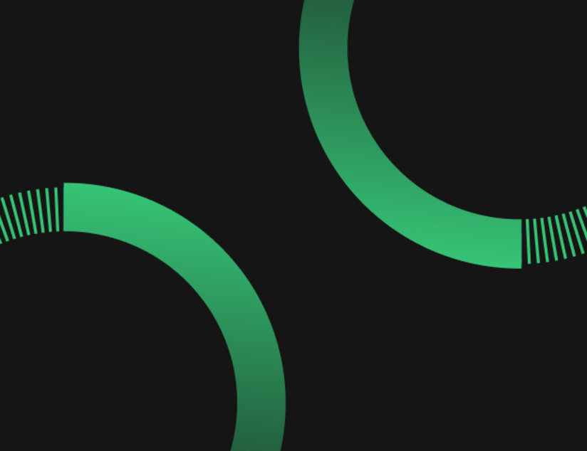 Blog Post - Green - 2 circles with chevrons