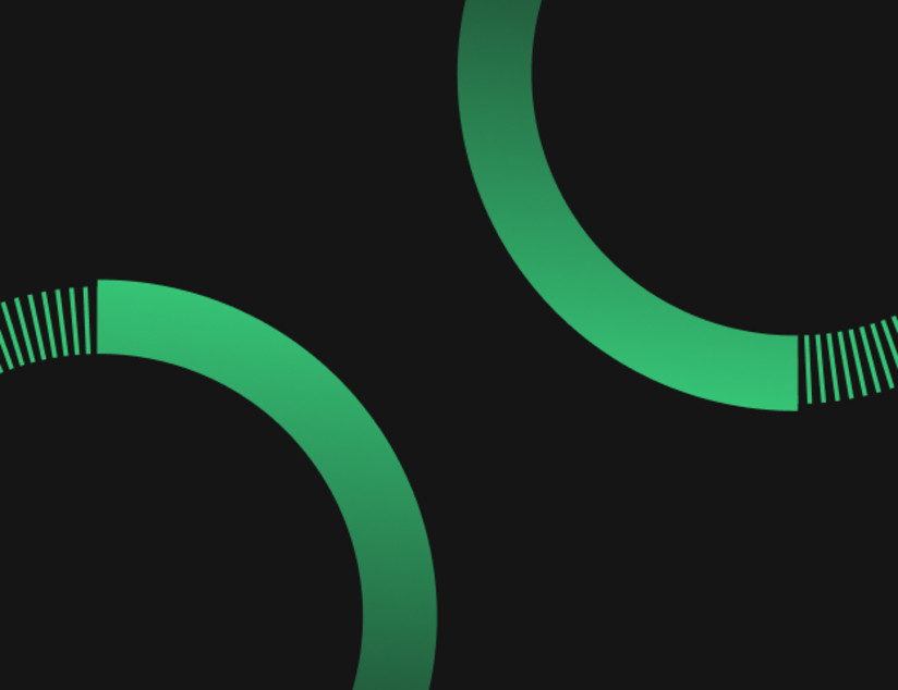 Blog Post - Green - 2 circles with chevrons