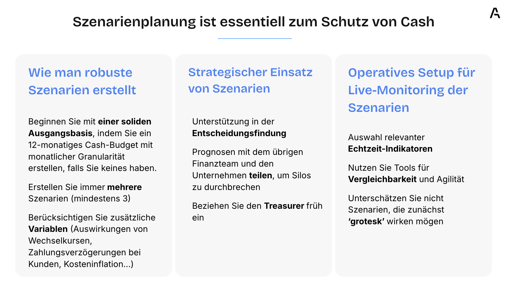 Handelskrieg Szenarienplanung