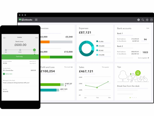 App and Dashboard Quickbooks