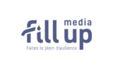 Logo Fill Up media - blue